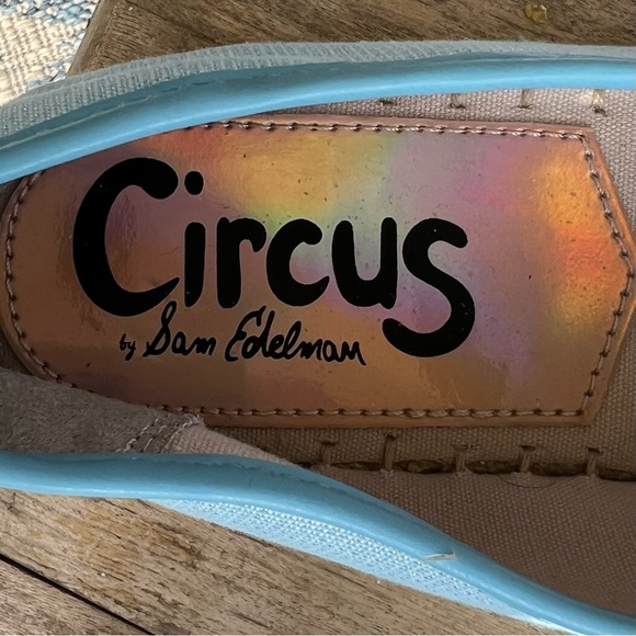 Circus By Sam Edelman Leni 6 Espadrille Flats  Blue/Silver Sz 8 Good Condition - Picture 4 of 9